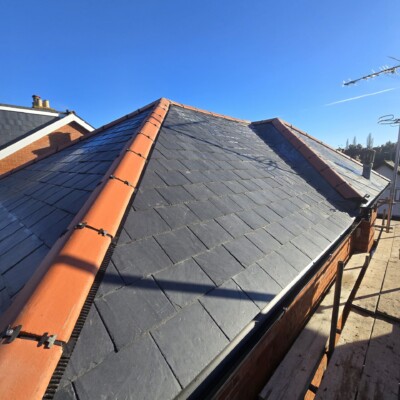 Roofer Woking 6 Fascia and soffit replacement with slate roof repair in Guildford